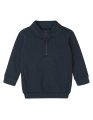 Baby Sweater Quarter Zip Babybugz BZ66 Navy